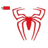 Spiderman Logo Embroidery Design 06